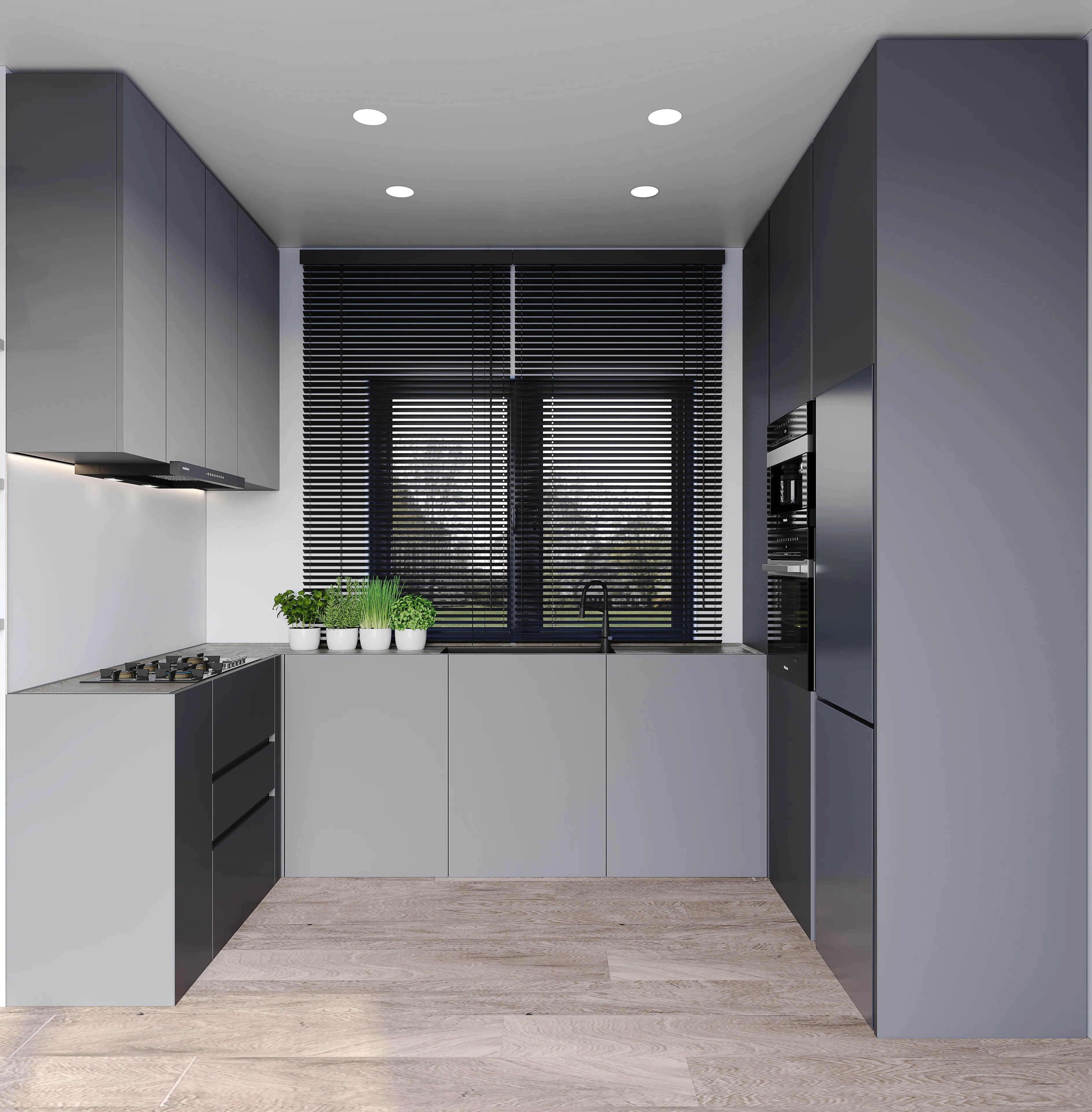 Salon z aneksem kuchennym